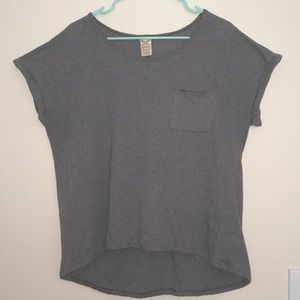 Faded Glory Gray Short Sleeve Top